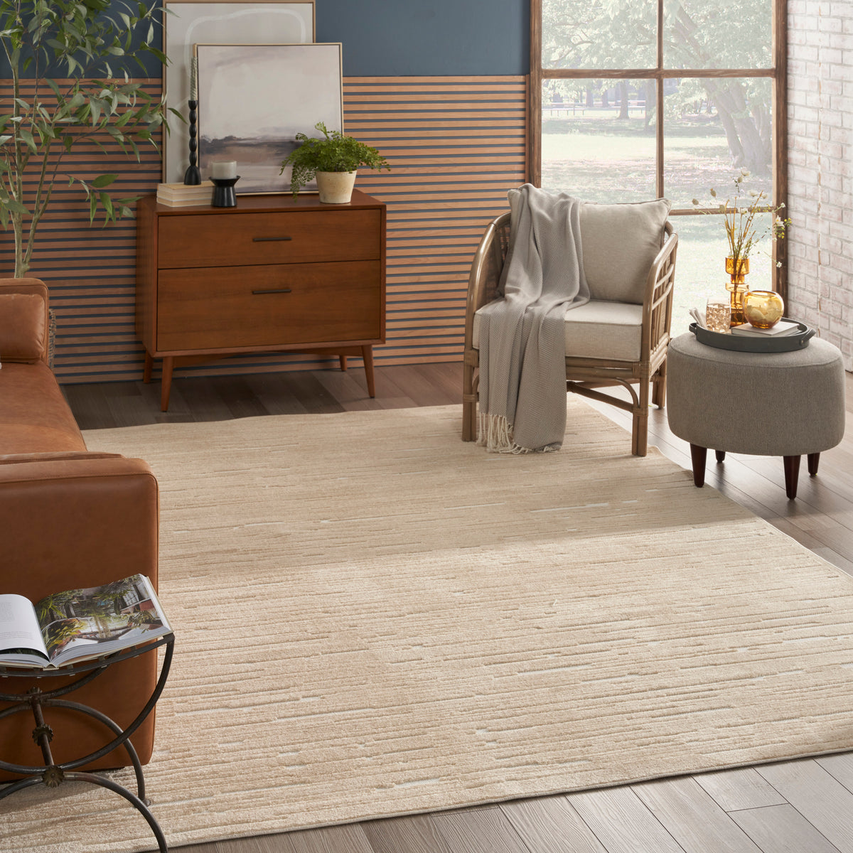 nourison care free caf04 taupe rug
