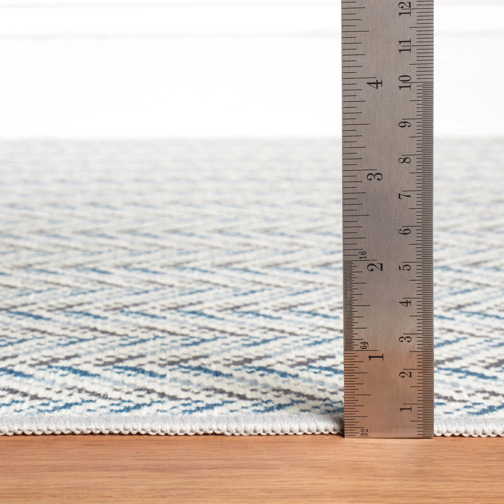 dash albert lowell da2323 blue machine washable polyester rug
