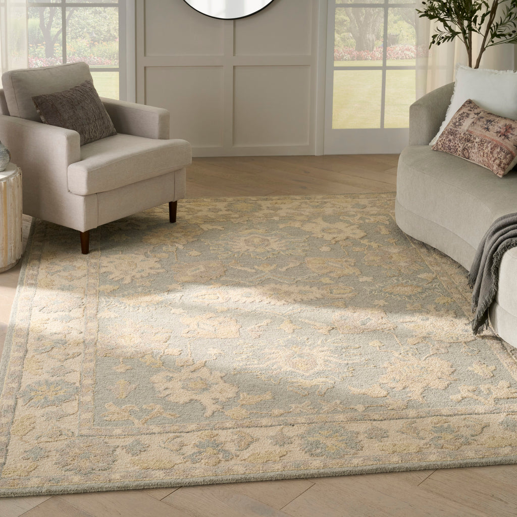 nourison maison mso03 blue ivory rug