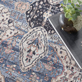 nourison grand washables grw05 ivory blue rug