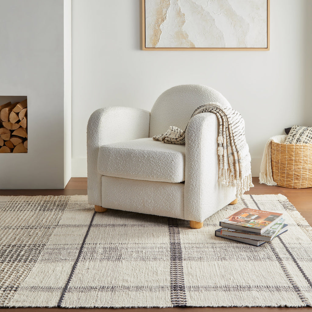 dash albert manglam arts da2378 ivory woven flatwoven cotton rug