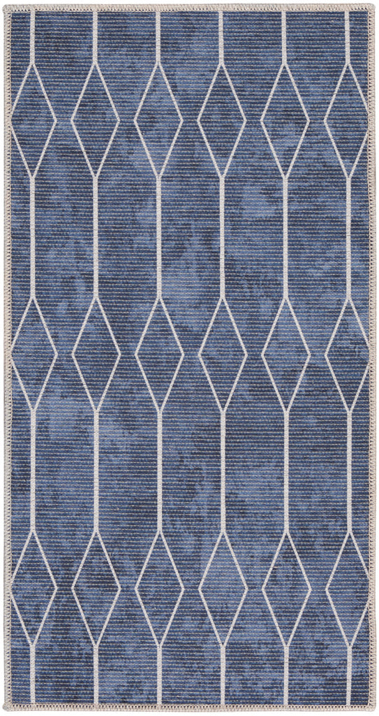nourison new concept washables sr107 navy rug