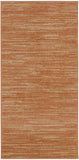 nourison nourison essentials nre01 rust rug