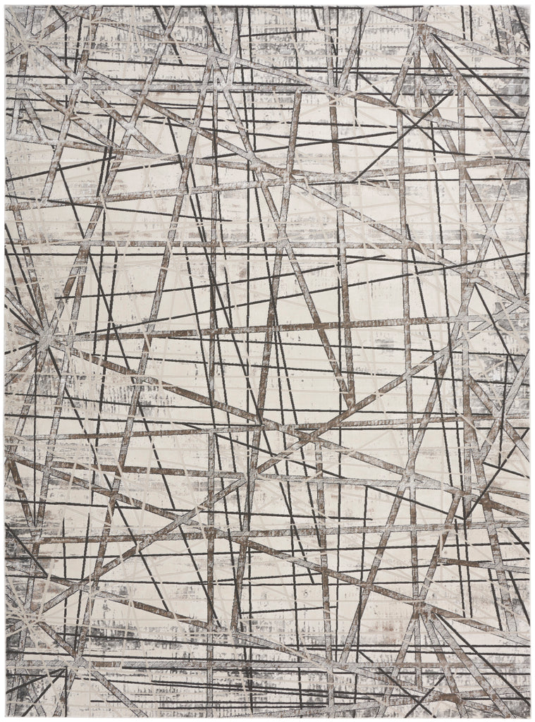 nourison desire dsr03 grey silver rug