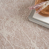 nourison exhale exl02 mocha ivory rug