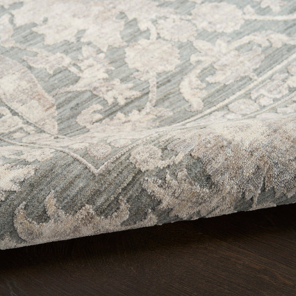 nourison shadows shw08 sage ivory rug