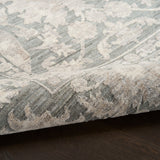 nourison shadows shw08 sage ivory rug
