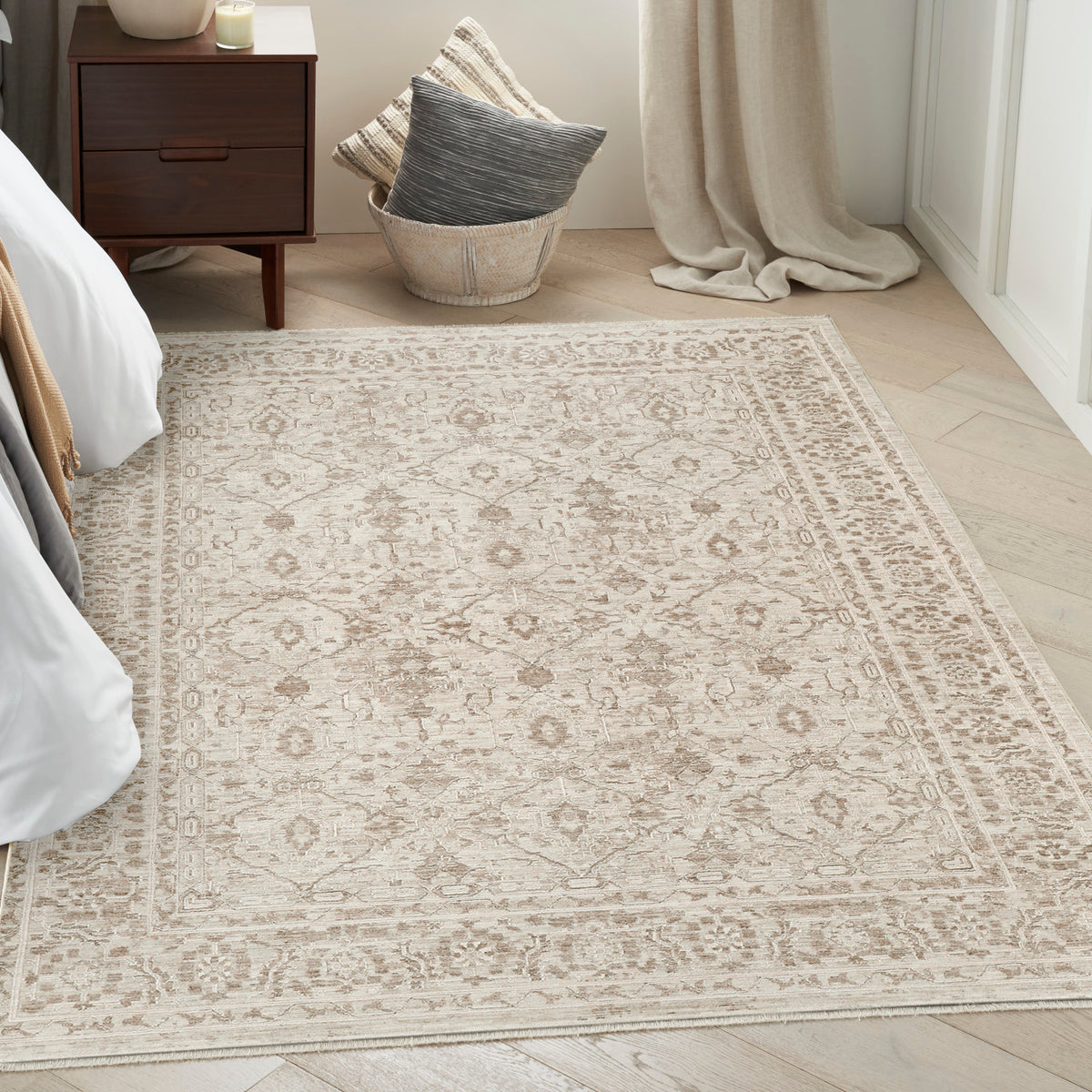 nourison shadows shw05 ivory grey rug