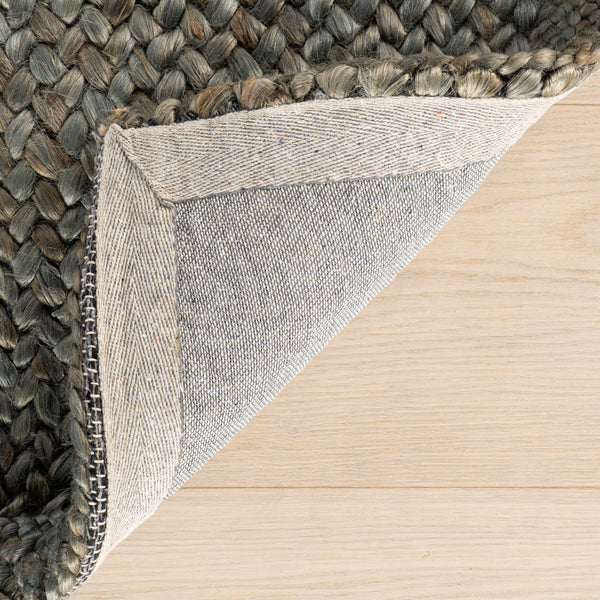 dash albert messi da2371 green braided jute rug