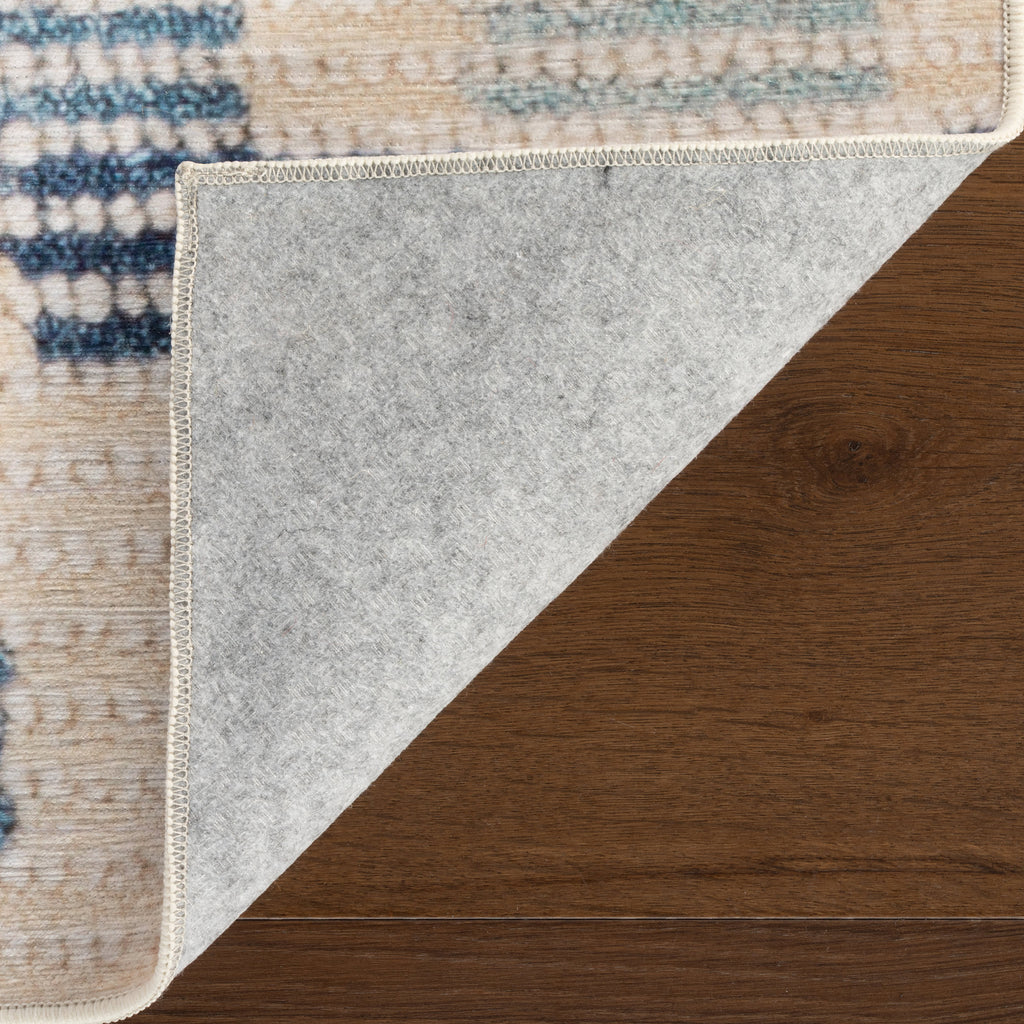 annie selke mw orzalla da2522 blue machine washable polyester rug