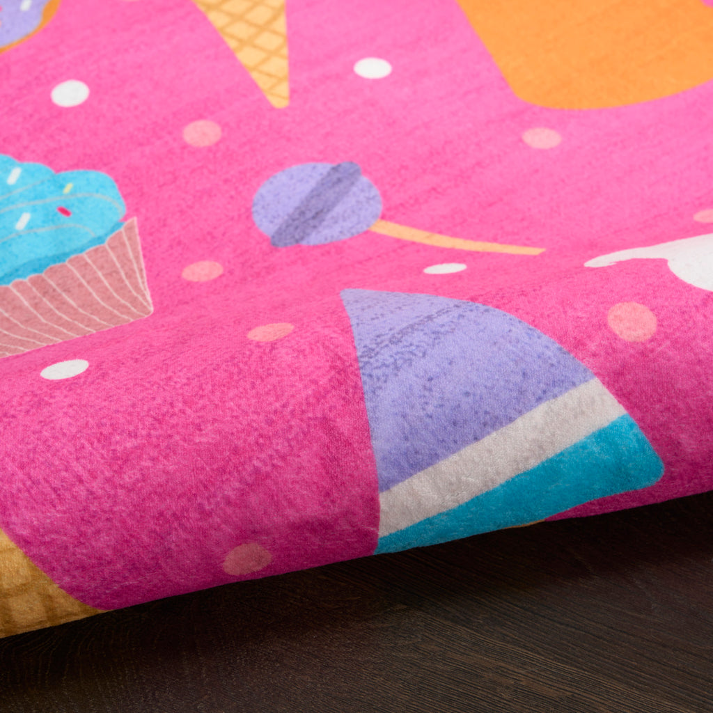 nourison imagination ima19 pink multicolor rug