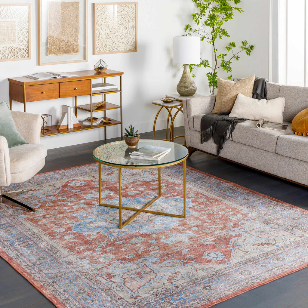 Hauteloom Bagamanoc BAGAM Denim Machine Made Polyester Rug