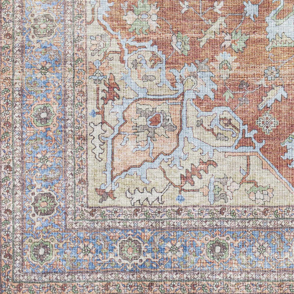 Hauteloom Bagamanoc BAGAM Denim Machine Made Polyester Rug