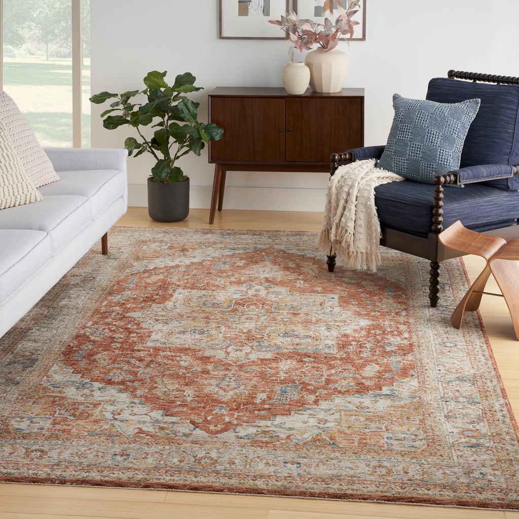 nourison sahar shr06 ivory multicolor rug