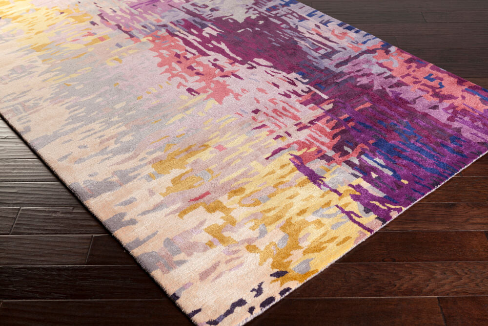surya rug co banshee ban3344 mauve rug