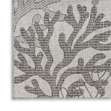 nourison garden oasis goa05 grey rug