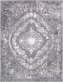 Hauteloom Battleview BAT Charcoal Machine Made Polypropylene Rug