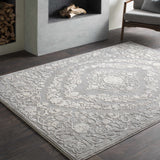 Hauteloom Battleview BAT Charcoal Machine Made Polypropylene Rug