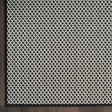 nourison courtyard cou01 black white rug