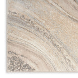 nourison brushstrokes bsk03 cream grey rug