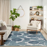 nourison garden oasis goa04 blue rug