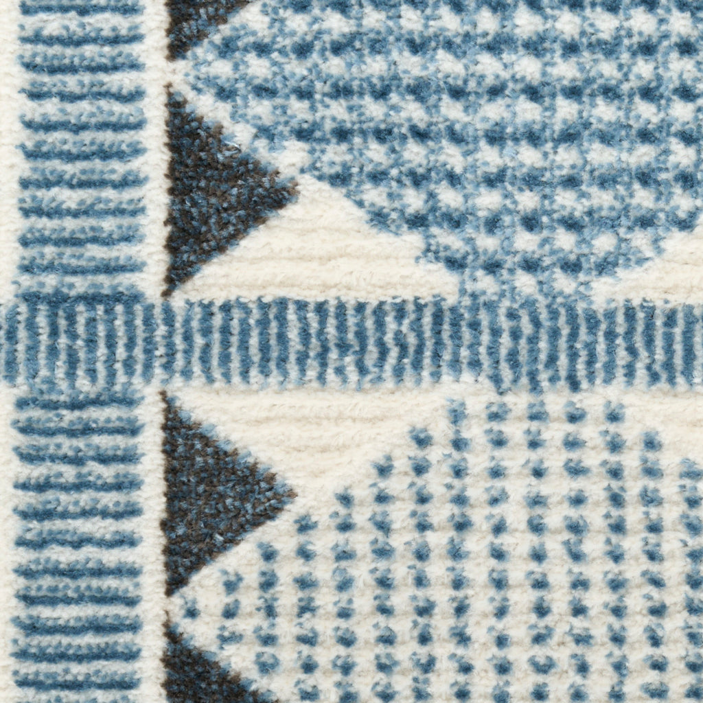 nourison nordic nrc06 blue rug