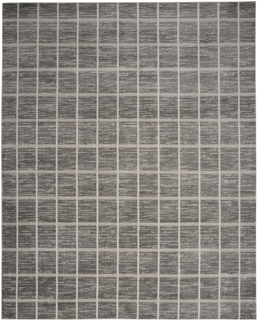 nourison serenity home srh05 grey ivory rug