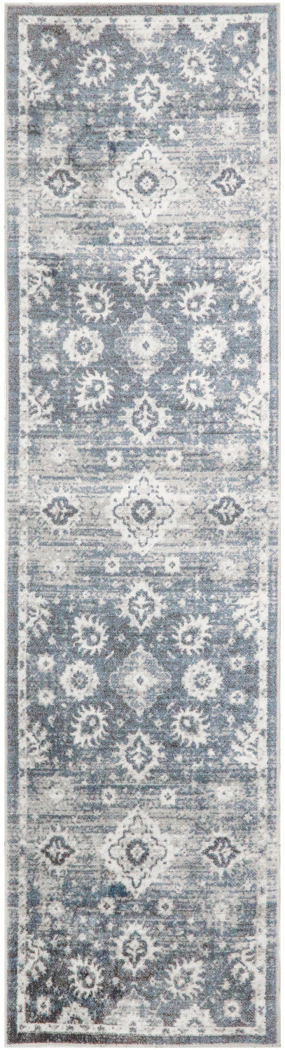 nourison astra machine washable asw19 denim rug