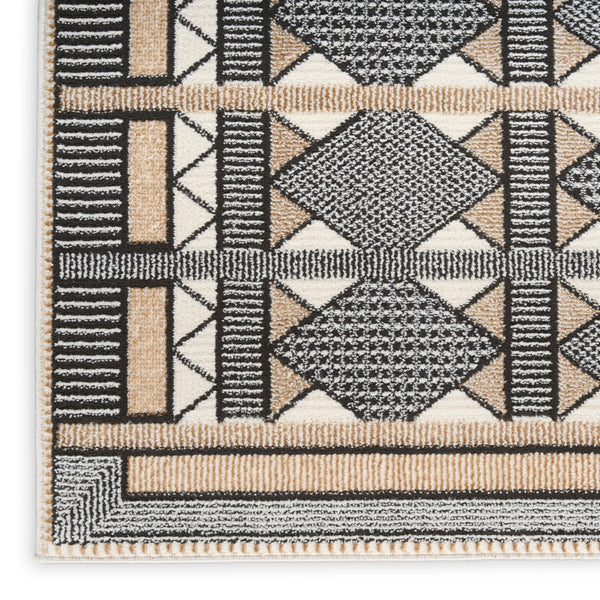 nourison nordic nrc06 ivory multicolor rug