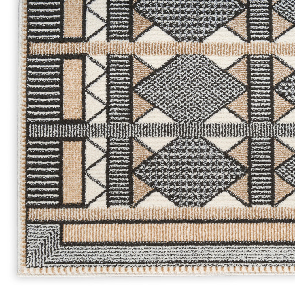 nourison nordic nrc06 ivory multicolor rug