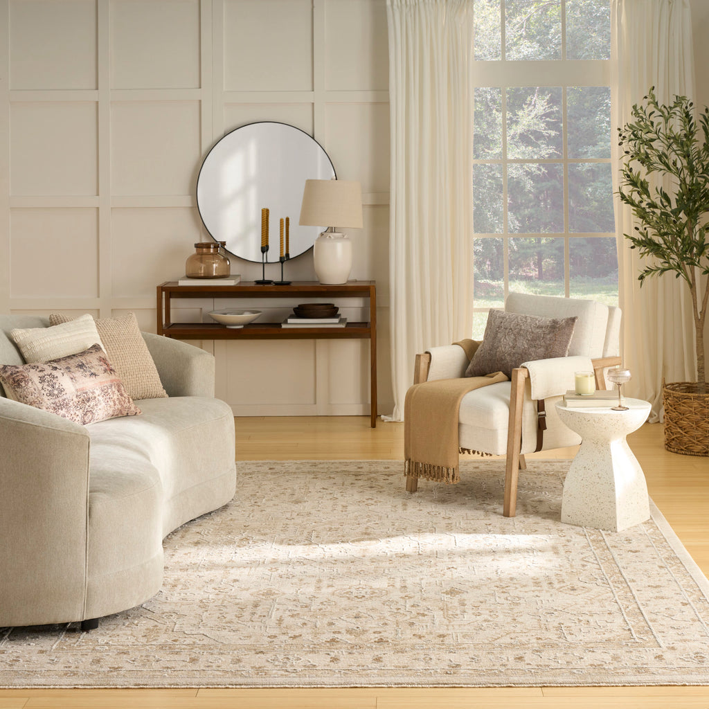 nourison retreat ret02 beige rug