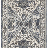 nourison quarry qua18 navy ivory rug