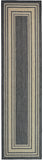 nourison horizon indoor outdoor hoz03 charcoal rug