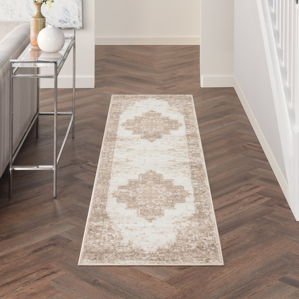 nourison grafix grf14 ivory beige rug