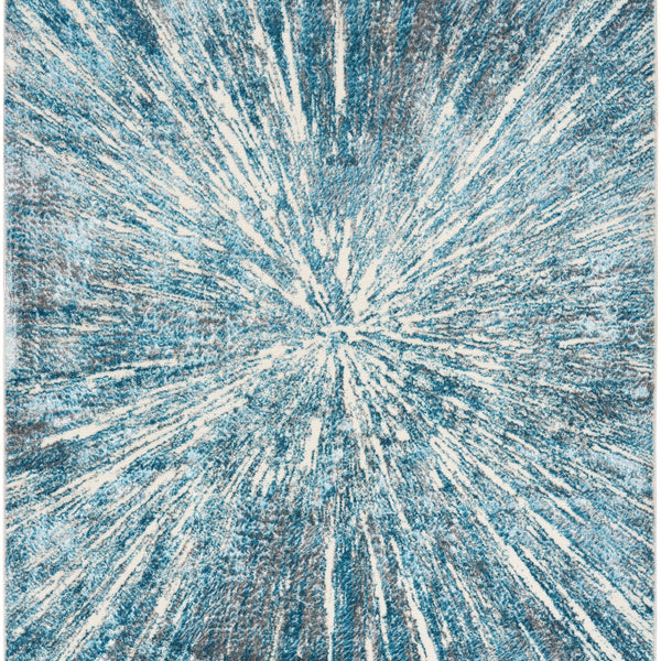 nourison ambiance ami01 blue silver rug