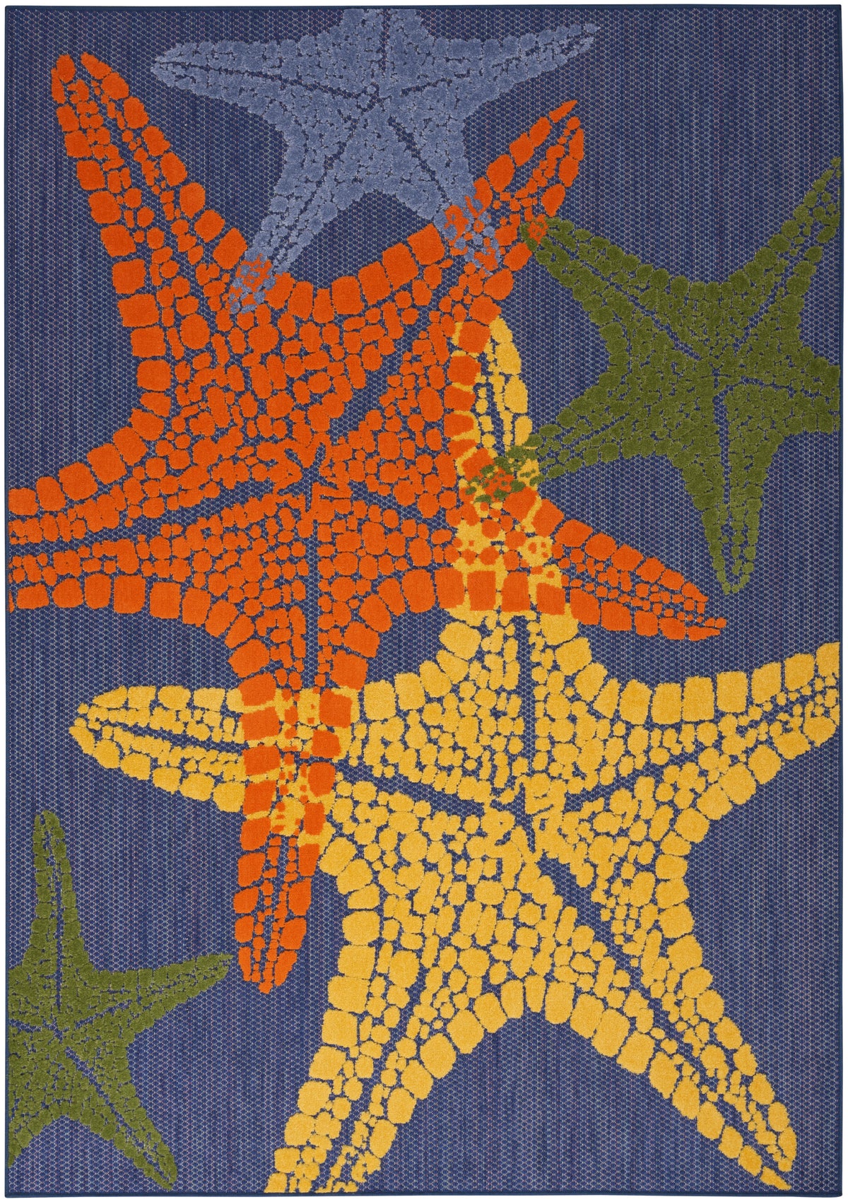 nourison aloha alh28 blue multicolor rug