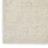 nourison luna lun01 ivory silver blue rug