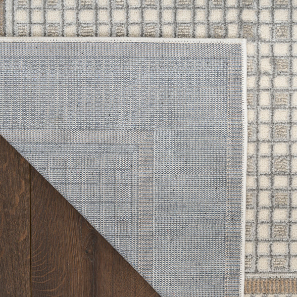 nourison nordic nrc03 ivory grey rug