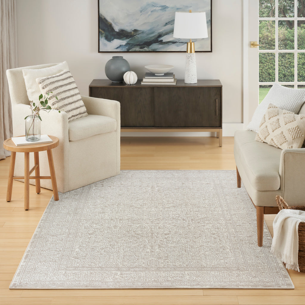 nourison eco cycle ecy03 ivory beige rug