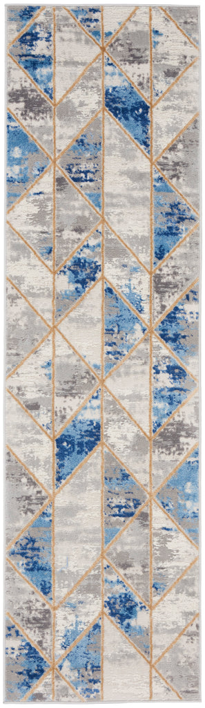 nourison elation etn12 grey multi rug