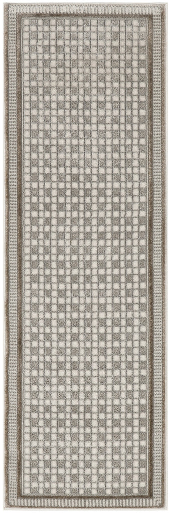 nourison nordic nrc03 ivory grey rug