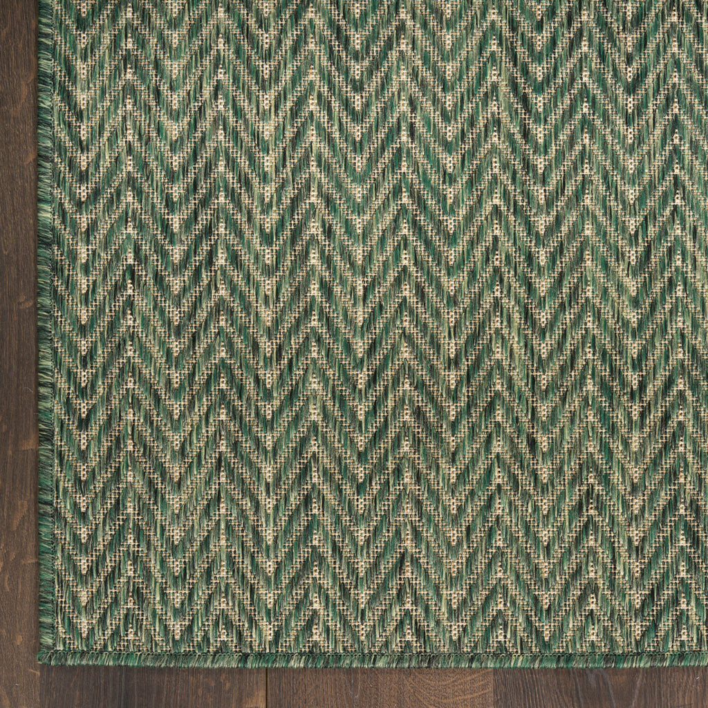 nourison horizon indoor outdoor hoz02 green rug