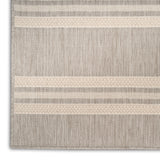 nourison horizon indoor outdoor hoz05 grey rug