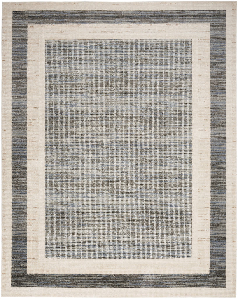 nourison serenity home srh07 grey ivory rug