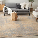 nourison harmony hay05 grey gold rug