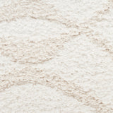 nourison modern shag mmd03 ivory beige rug
