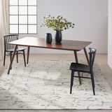 nourison ck009 sculptural scl01 teal rug