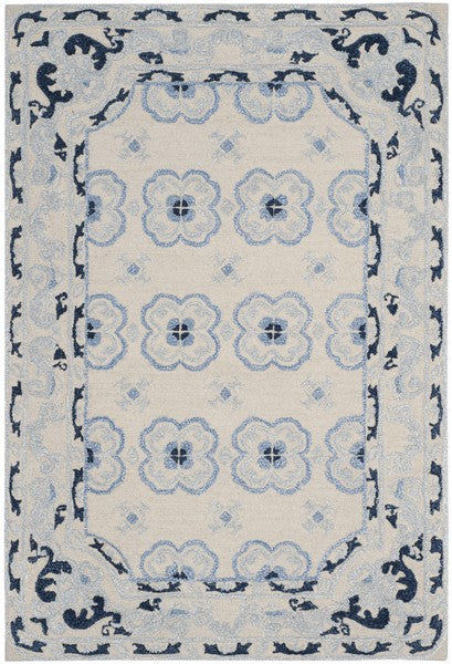safavieh clearance bella bel154a ivory blue rug