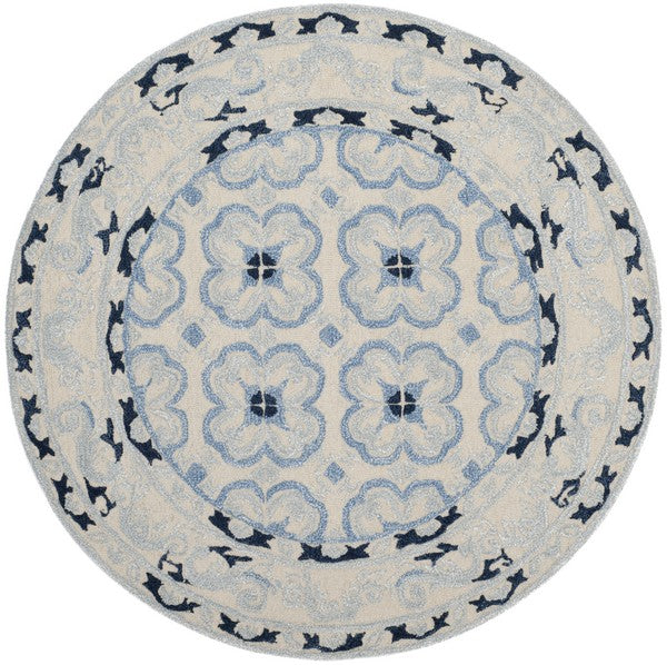 safavieh clearance bella bel154a ivory blue rug