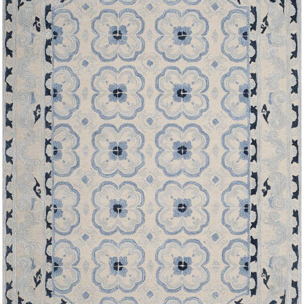 safavieh clearance bella bel154a ivory blue rug